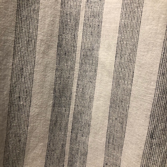 High waisted linen blend culotte pants - Picture 3 of 6